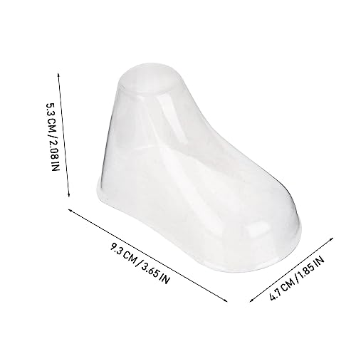Gatuida 20 Stück Teiliges Transparente Babyfuß modelle aus Robustem PVC Langlebige Schuhhalter für Babyschuhe Formstabil Praktisch zur Schuhaufbewahrung Präsentation Geeignet für von Gatuida