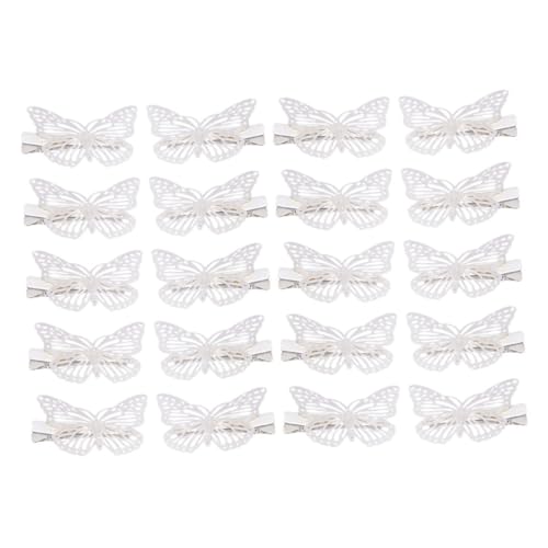 Gatuida 20 Stück Teiliges Vintage Hohl Schmetterling Haarklammern Silberne Rutschfeste Bobby Pins für Damen Eleganter Haarschmuck für Alltag Party und Besondere Anlässe von Gatuida