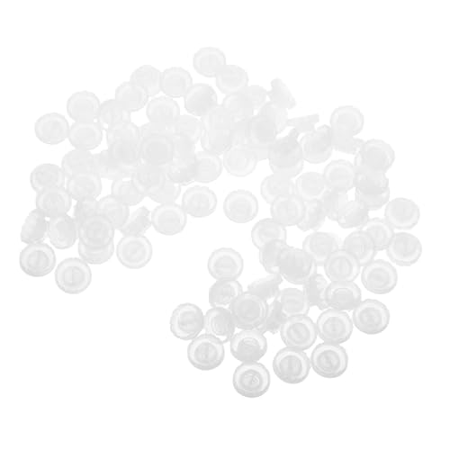 Gatuida 200 Stück Wimpern Klebehalter Becher Transparent Lash Organizer mit Schnellem Volumen Kleberfach für Wimpernverlängerung DIY Grafting Zubehör für Alltag Party Hochzeit von Gatuida