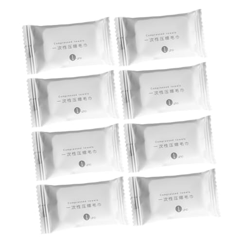 Gatuida Komprimiertes Handtuch Einweghandtuch Baumwolle – 20 Stück Einzeln Verpackt Tragbar für Reisen Camping Outdoor Gesichts und Handreinigung Vielseitig Einsetzbar von Gatuida