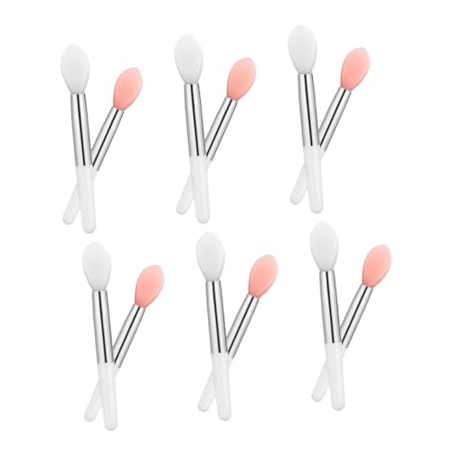 Gatuida 24 Stück Teiliges Lippenpinsel aus Silikon Tragbare Leichte Lippenstift applikatoren für Frauen Kompakt und Praktisch Hygienisch Up pinsel für Präzises Lippen make up Unterwegs von Gatuida