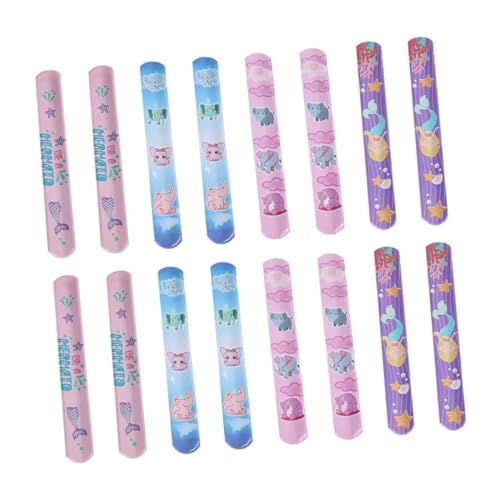 Gatuida 25 Stück Teiliges Bunte Cartoon PVC Klatscharmbänder für Verstellbare Handgelenksbänder mit Komfortablem Sitz Praktische Party Armbänder als Gastgeschenke für Jungen und Mädchen von Gatuida