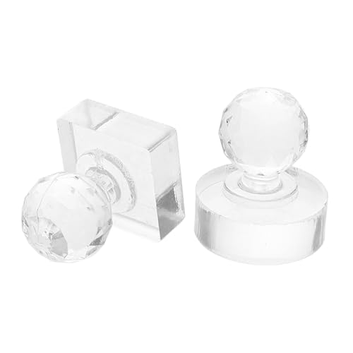 Gatuida 2 Stück Lidschatten Presswerkzeug Tragbares Selbstgemacht Quadratische Runde Formen für Make Up Reparatur Magnetische Lidschattenpalette von Gatuida