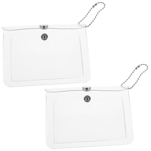 Gatuida 2Stücke Transparente Karten Aufbewahrungstasche Münzaufbewahrungstasche für Notebook Durchsichtige Organizer Taschen für Damen Herren Gatuida 2Stücke Transparente Karten Aufbewahrungstasche Münzaufbewahrungstasche für Notebook Durchsichtige Organizer Taschen für Damen Herren von Gatuida