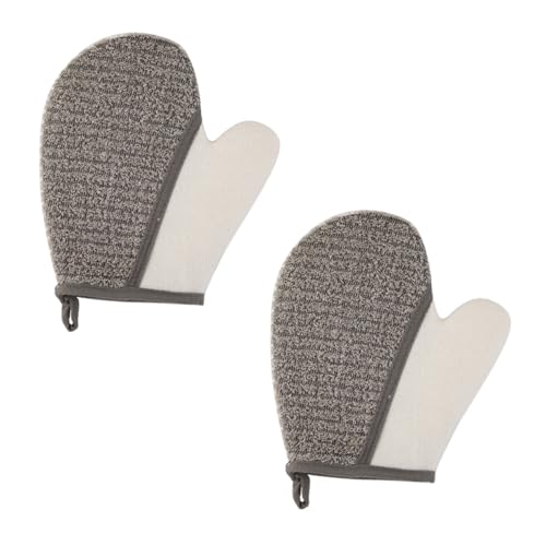 Gatuida 2stücke Badehandschuhe Peeling-badetücher Duschtücher Für Hause Mit Starker Reibungskraft Und Tiefenreinigungskraft Für Effektive Hautpflege Und Massage Einfach Zu Verstauen von Gatuida