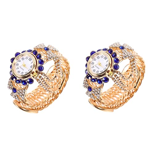 Gatuida 2stücke Damen Armbanduhr Mit Einzigartigem Design Stilvolle Uhr Für Frauen Elegantes Accessoire Für Besondere Anlässe Modisches Für Freundin Oder Mutter von Gatuida