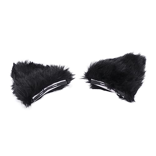 Gatuida Katzenohren Haarspange Aus Plüsch Katzenohren Clip Für Mädchen Party Kopfschmuck Entzückende Kopfbedeckung Für Cosplay Und Halloween von Gatuida
