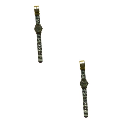 Gatuida 2stücke Kreative Kinderuhr wasserdichte Camouflage-Armbanduhr Für Jungen Und Mädchen Für Junge Mädchen Stylische Und Bequeme Uhr Mit Langlebigem Design von Gatuida