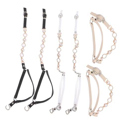 Gatuida 3 Paare Abnehmbare High Heel Schuhriemen aus PU mit Verstellbarer Schnalle Rutsch Schuhbänder für Damen Elastische Pumps Riemen zur Stabilisierung und Dekoration Zufällige Farbe Gatuida 3 Paare Abnehmbare High Heel Schuhriemen aus PU mit Verstellbarer Schnalle Rutsch Schuhbänder für Damen Elastische Pumps Riemen zur Stabilisierung und Dekoration Zufällige Farbe von Gatuida