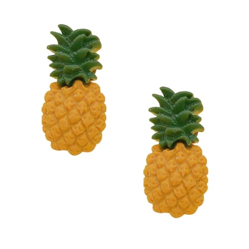 Gatuida 3 Paare Ananas Ohrstecker Obst Schmuck für Damen Sommer Ohrhänger Modisch Sicher Langlebig für Alltag Party von Gatuida