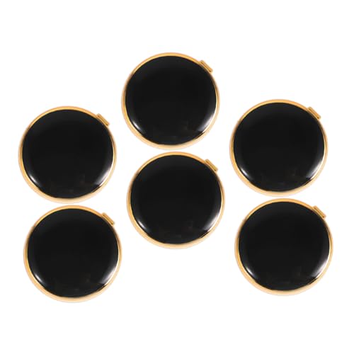 Gatuida 3 Paare Manschettenknopf aus Zinklegierung Button Covers Stilvolle Anzug Accessoires für Herren Einfache Anbringung Langlebig und Glänzend für Hochzeiten Business und Festliche von Gatuida