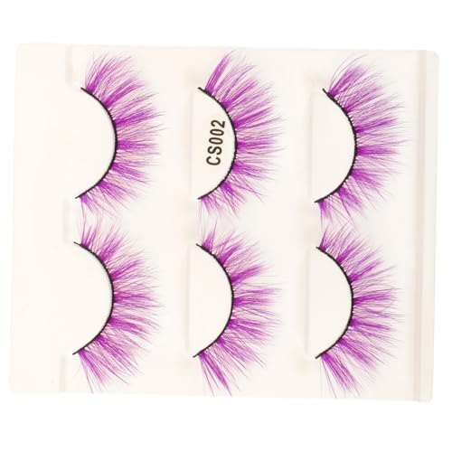 Gatuida 3 Paare Mehrfarbige Fake Eyelashes Dichte Dicke Kunstwimpern für Make Up Natürliche Wiederverwendbare Wimpernverlängerung Geeignet für Frauen und Partys Gatuida 3 Paare Mehrfarbige Fake Eyelashes Dichte Dicke Kunstwimpern für Make Up Natürliche Wiederverwendbare Wimpernverlängerung Geeignet für Frauen und Partys von Gatuida