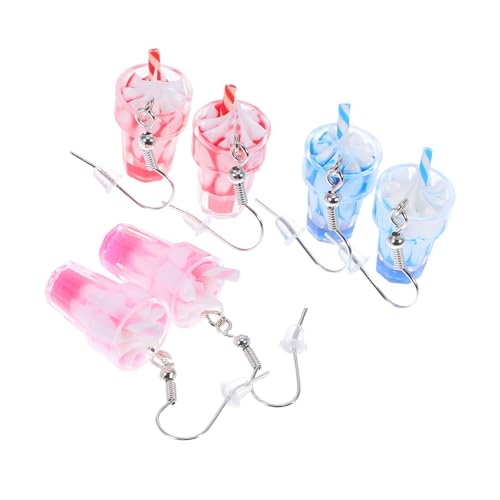 Gatuida 3 Paare Ohrringe Eiscreme Design Bunte Damen Schmuck Langlebig Hautfreundlich Modisch für Frühling Sommer Herbst Winter Geeignet Gatuida 3 Paare Ohrringe Eiscreme Design Bunte Damen Schmuck Langlebig Hautfreundlich Modisch für Frühling Sommer Herbst Winter Geeignet von Gatuida