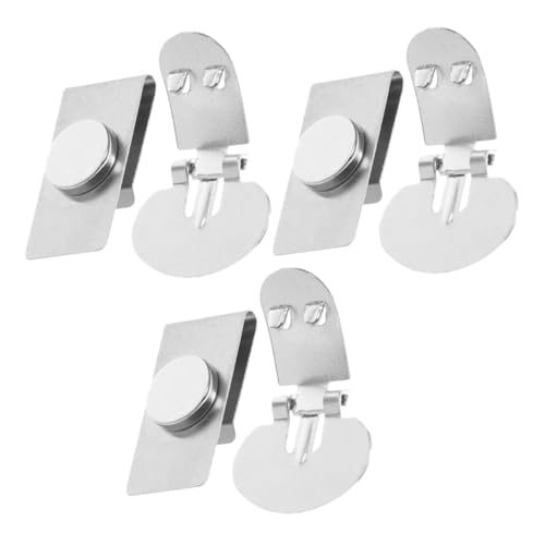 Gatuida 3 Paare Unsichtbare Magnetische Krawattenklammern Herren aus Edelstahl Klassisch Multifunktionale Krawattenhalter für Anzug Hochzeit Business und Alltag Schonend für Hemd und von Gatuida