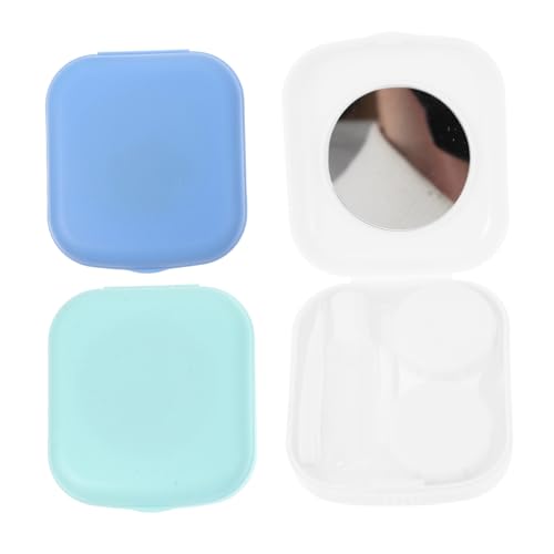 Gatuida 3 Sätze Kontaktlinsenbehälter Reise Organizer Mini Aufbewahrungsbox für Weiche Linsen Leicht Kompakt Bpa frei für Unterwegs und Tägliche Nutzung Gatuida 3 Sätze Kontaktlinsenbehälter Reise Organizer Mini Aufbewahrungsbox für Weiche Linsen Leicht Kompakt Bpa frei für Unterwegs und Tägliche Nutzung von Gatuida