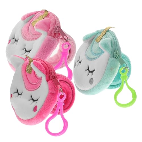 Gatuida 3 Stück Einhorn Schnapparmband mit Münzfach Handgelenk Geldbörse Kreative Partygeschenke Leichtes Bequemes Armband für Mädchen und Erwachsene von Gatuida