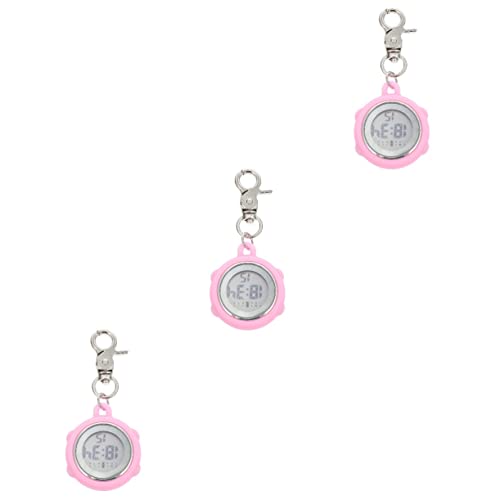 Gatuida 3 Stücke Fob Uhr Digitale Fob Clip-auf Brust Uhr Hängen Fob Woche Display Für Krankenpflege Studenten von Gatuida