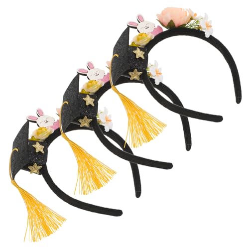 Gatuida 3 Stück Leichte und Bunte Abschlusskopfbedeckung für Kindergarten Abschlussfeiern Fotorequisiten und Festliche Anlässe von Gatuida