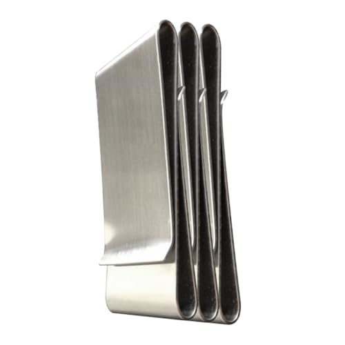 Gatuida 3 Stück Metall Geldclip Wallet Minimalistischer Kartenhalter mit Multifunktionalem Geldscheinklammer Design Langlebig und Vielseitig für Herren Bargeld Kreditkarten und Ausweise von Gatuida