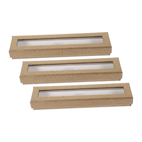 Gatuida 3 Stück Papier Stiftboxen mit Fenster Stabile Aufbewahrungsboxen für Füllfederhalter Kugelschreiber und Geschenkverpackung für Besondere Anlässe Gatuida 3 Stück Papier Stiftboxen mit Fenster Stabile Aufbewahrungsboxen für Füllfederhalter Kugelschreiber und Geschenkverpackung für Besondere Anlässe von Gatuida