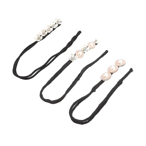 Gatuida 3 Stück Perlen Haarknoten accessoire Einfach zu Bedienender Haar Dutt Shaper für Frauen und Mädchen Schnelles Styling für Alltag Party Sport und Besondere Anlässe von Gatuida