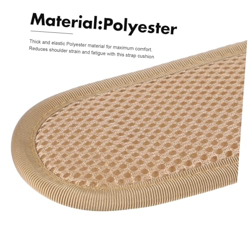 Gatuida 3 Stück Schulterpolster Verstellbare Gepolsterte Schultergurt auflage aus Polyester für Rucksack und Umhängetasche Rutschfeste Tragegurt schulterkissen in Schwarz Grün Khaki von Gatuida