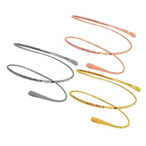 Gatuida 3 Stück Teiliges Armreif Damen Verstellbare Metall Arm in Roségold Silber und Gold Leichte Oberarm Manschetten Armbänder für Frauen Modischer Schmuck für Geburtstag Hochzeit Gatuida 3 Stück Teiliges Armreif Damen Verstellbare Metall Arm in Roségold Silber und Gold Leichte Oberarm Manschetten Armbänder für Frauen Modischer Schmuck für Geburtstag Hochzeit von Gatuida