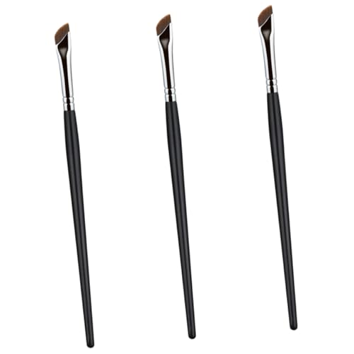 Gatuida 3 Stück Teiliges Augen Make Up Pinselset Präzise Augenbrauenbürste Flacher Eyeliner und Concealer für Reisen und Einfaches Auftragen von Gatuida