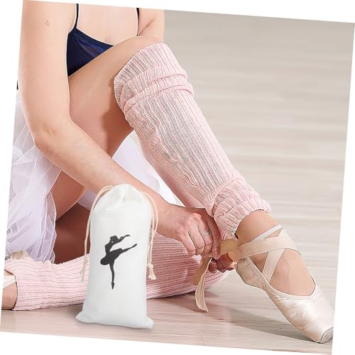 Gatuida 3 Stück Teiliges Baumwolle Ballettschuhbeutel mit Kordelzug Tragbare Verschleißfeste Tanzschuhtasche für Mädchen Atmungsaktiv Leicht zu Reinigen für Spitzenschuhe und von Gatuida