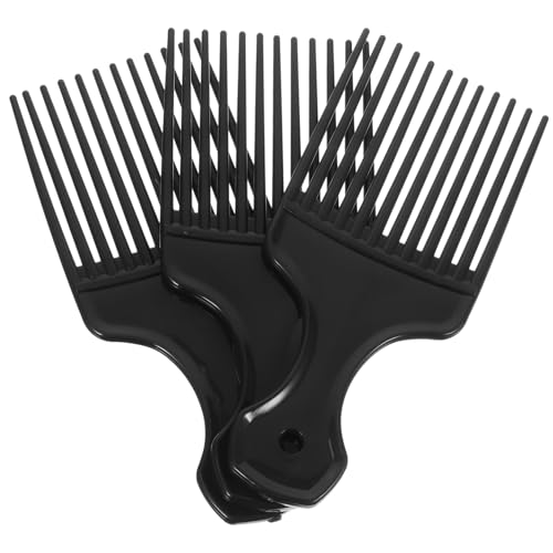 Gatuida 3 Stück Teiliges Breiter Haarkamm mit Glatten Polierten Zähnen für Langes Dickes Haar Sanftes Entwirren und Kopfhautmassage Professionell für Damen Herren Geeignet von Gatuida