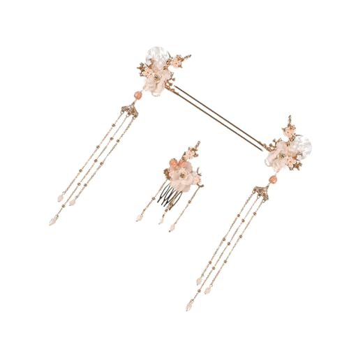 Gatuida 3 Stück Teiliges Chinesisches Haarschmuck set aus Legierung mit Vintage haarstab und Haargabel Dekorative Haarforke für Hochzeit Party Cosplay Geeignet für Frauen und Mädchen Gatuida 3 Stück Teiliges Chinesisches Haarschmuck set aus Legierung mit Vintage haarstab und Haargabel Dekorative Haarforke für Hochzeit Party Cosplay Geeignet für Frauen und Mädchen von Gatuida