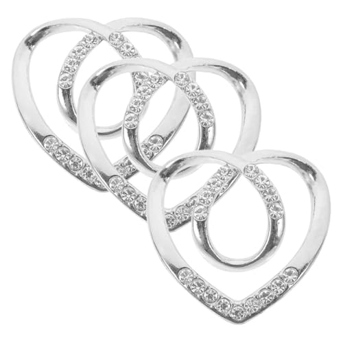 Gatuida 3 Stück Teiliges Damen Schal Ringe mit Glitzer Rutschfeste Kleidung Clips für Blusen T Shirts und Kleider Elegantes Schmuckzubehör für Frauen von Gatuida