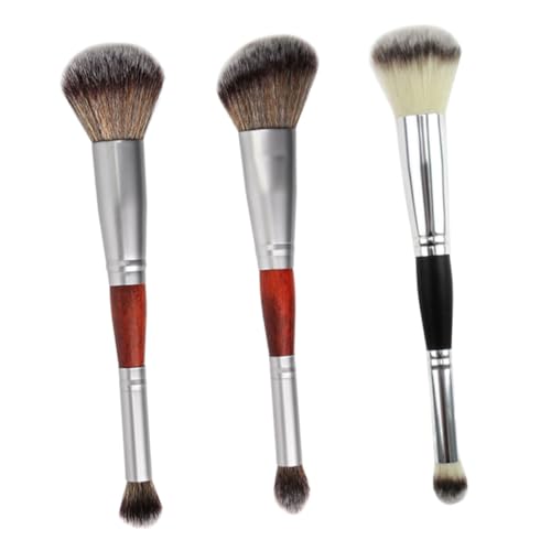 Gatuida 3 Stück Teiliges Doppelkopf Make Up Pinsel mit Synthetischen Lidschatten und Rougepinseln Weiche Borsten Handlicher Reisegröße für Damen und Professionelle Anwendung Gatuida 3 Stück Teiliges Doppelkopf Make Up Pinsel mit Synthetischen Lidschatten und Rougepinseln Weiche Borsten Handlicher Reisegröße für Damen und Professionelle Anwendung von Gatuida