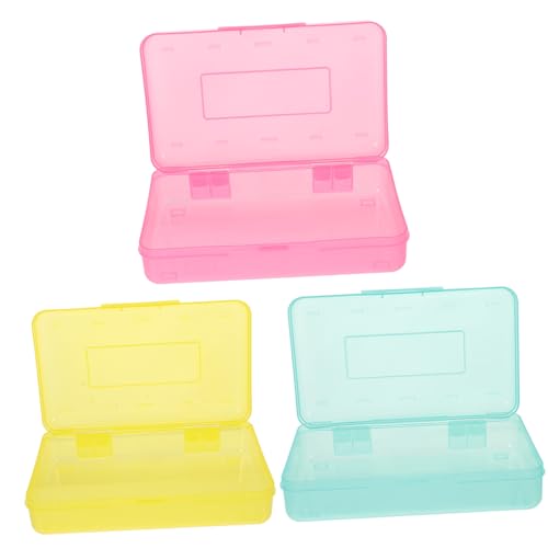 Gatuida 3 Stück Teiliges Kunststoff Federmäppchen mit Großer Kapazität Transparenter Stifte Organizer für Schüler Studenten und Büro Praktische Aufbewahrungsbox für Stifte Marker und Gatuida 3 Stück Teiliges Kunststoff Federmäppchen mit Großer Kapazität Transparenter Stifte Organizer für Schüler Studenten und Büro Praktische Aufbewahrungsbox für Stifte Marker und von Gatuida