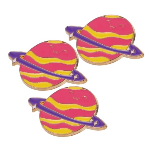 Gatuida 3 Stück Teiliges Planeten Anstecknadeln aus Zinklegierung Leichte Weltraum Broschen für Rucksäcke und Jacken Niedliche Astronauten Designs Dekorative Cartoon Pins für Mädchen von Gatuida