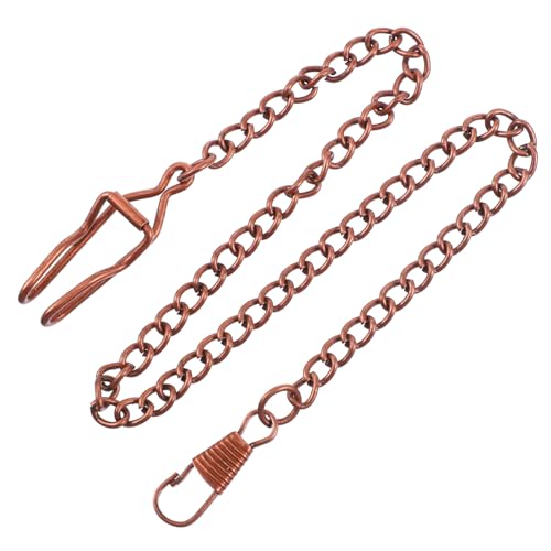 Gatuida 3 Stück Teiliges Taschenuhrketten Retro Stil aus Legiertem Kupfer Praktische Abnehmbare Uhrenketten für Herren und Damen Elegant und Robust für Anzug und Hemd von Gatuida