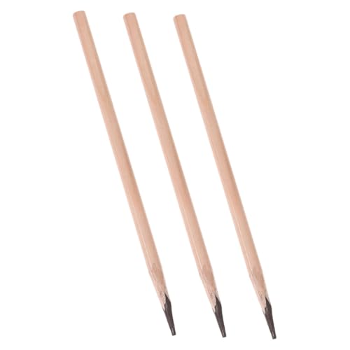 Gatuida 3 Stück Wasserfester Holz augenbrauenstift Ultrafeiner Spitze für Präzises Microblading Schweißresistent Langlebig Natürlicher Look Professionelles Beauty tool für Frauen von Gatuida