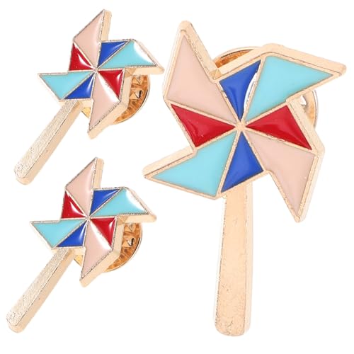 Gatuida 3 Stück Windmühlen broschen aus Zinklegierung Bunte Niedliche Anstecknadeln für Rucksack Hut und Anzug Langlebige Pins Vielseitige Modeaccessoires für Damen Gatuida 3 Stück Windmühlen broschen aus Zinklegierung Bunte Niedliche Anstecknadeln für Rucksack Hut und Anzug Langlebige Pins Vielseitige Modeaccessoires für Damen von Gatuida