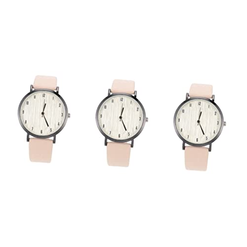 Gatuida 3 Stücke Damen Quarzuhr Krankenschwester Armbänder Für Mädchen Präsentiert Digitaluhr Für Jungen Uhr Lederarmband Uhr Armbanduhr Für Mädchen Uhr von Gatuida