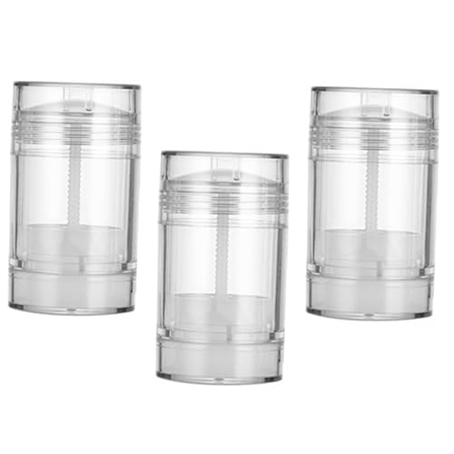 Gatuida 3 Stücke Leere Lippenstift Tuben Nachfüllbar Lip Balm Container für Selbstgemacht Tragbare Leere Lipgloss Halter für Reisen Camping und Ausflüge von Gatuida