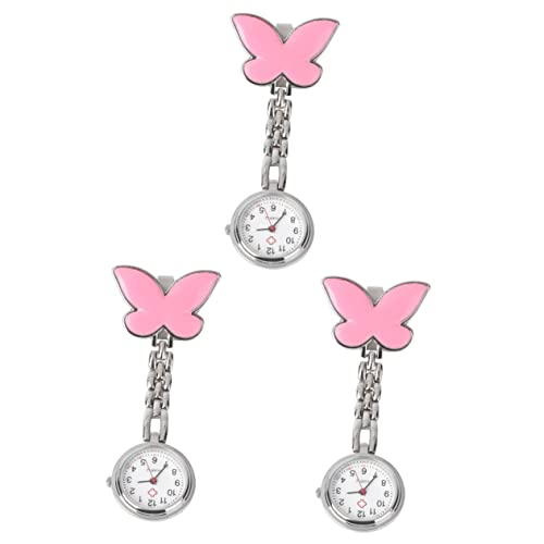 Gatuida 3stücke Brosche Uhr Für Damen Tragbare Fob Uhr Und Elegant Für Pflegekräfte Ärzte Und Medizinisches Personal von Gatuida