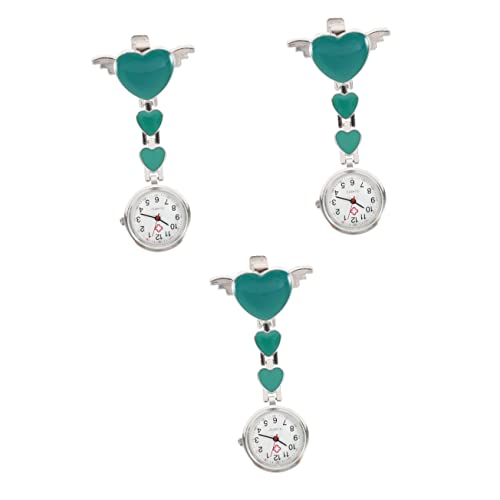 Gatuida 3 Stücke Taschenuhr Pflege Geschenk Krankenschwester Abzeichen Student Krankenschwester Revers Clip Auf Uhren Krankenschwester Uhr Einziehbare Fob Uhr von Gatuida