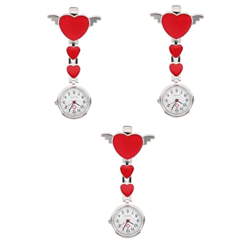Gatuida 3 Stücke Taschenuhr Student Krankenschwester Digitaluhren Für Kinder Männer Minimalistische Uhr Uhr Für Hängende Reversuhr Metall Studentenuhr Krankenschwester von Gatuida