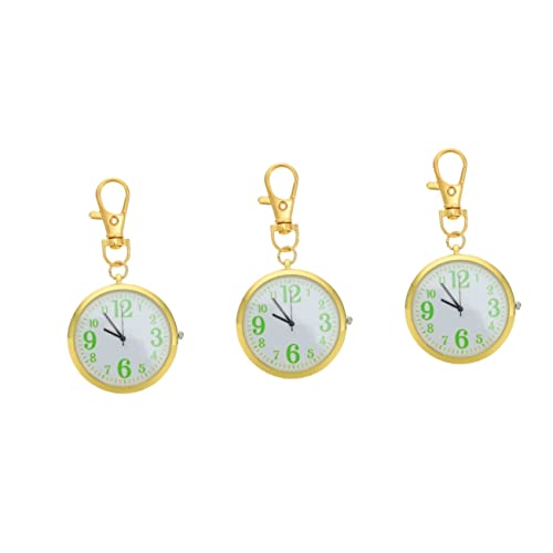 Gatuida 3 Stücke Tragbare Keychain Anzahl Kinder Tasche Große Krankenschwester Untersuchung Uhr Ältere Legierung Design Krankenschwestern Hängen Digitale Kinder von Gatuida
