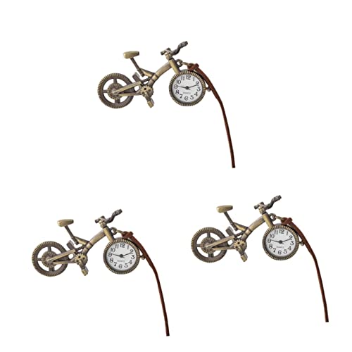 Gatuida 3-Teilige Halskette Zum Aufhängen Zarter Schlüssel Fahrrad Taschenförmige Für – Anhänger Weihnachten Retro-Lederuhr Kette Bastelseil Oder Kreativ Für von Gatuida