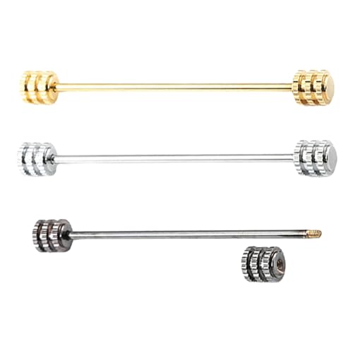 Gatuida 3-teiliges Herren-Hemdkragennadel-Set – Kupfer-Krawattennadeln – Formelle Accessoires für Herrenanzüge – Dekorativer Smokingschmuck – Geschäftsgeschenk von Gatuida