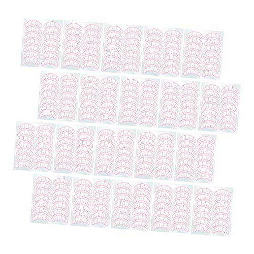 Gatuida 30 Blatt Eyelashes Positioning Pads Geklebte Wimpern Aufkleber für Präzise Anbringung Zubehör für Wimpernverlängerung und Training von Gatuida