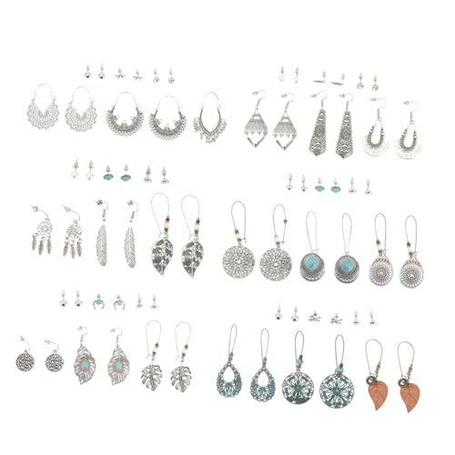 Gatuida 36 Paare Boho Ohrringe für Damen Langlebige Hängende Ohrschmuck Sets Vielseitig Kombinierbar für Alltag Hochzeit Valentinstag und Besondere Anlässe Gatuida 36 Paare Boho Ohrringe für Damen Langlebige Hängende Ohrschmuck Sets Vielseitig Kombinierbar für Alltag Hochzeit Valentinstag und Besondere Anlässe von Gatuida