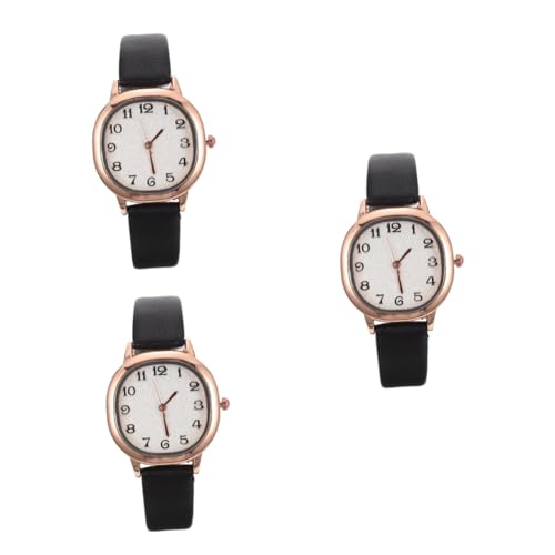 Gatuida 3stücke Vintage Damen Armbanduhr Elegante Digitaluhr Für Frauen Schlankes Design Für Alltag Und Besondere Anlässe Perfektes Für Freundinnen Und Familie von Gatuida