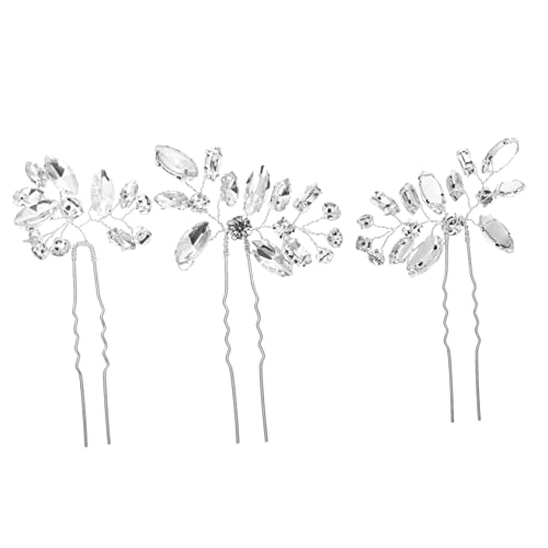 Gatuida 3Stücke Teiliges Brauthaarpin aus Haarnadeln für Hochzeitsfeiern Damen Haarschmuck für Besonderen Tag Strahlende von Gatuida